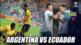 ARGENTINA VS ECUADOR PREOLÍMPICO | ALINEACIONES | ANÁLISIS PREVIA