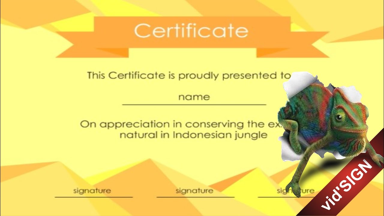 how to design certificates