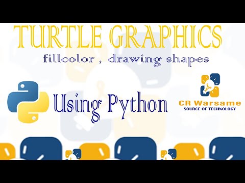 2. Turtle Graphics - fillcolor, drawing shapes - YouTube