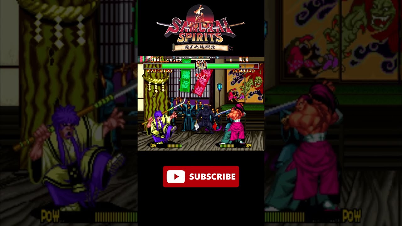 Arcade] Samurai Shodown II dragonmanxxx888 VS hcmoto #retro