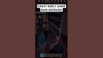 Early Game Raid Defense! Watch live at my Twitch! #rust #shorts #shortvideo #short #rustraid #fyp #w