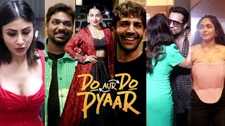 Celebrities At Do Aur Do Pyaar Screening | Vidya Balan, Kartik Aaryan, Mrunal Thakur, Fardeen Khan