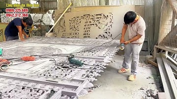 Quá trình cổng nhôm đúc biệt thự miền nam tạo ra siêu phẩm #congnhomducmiennam 