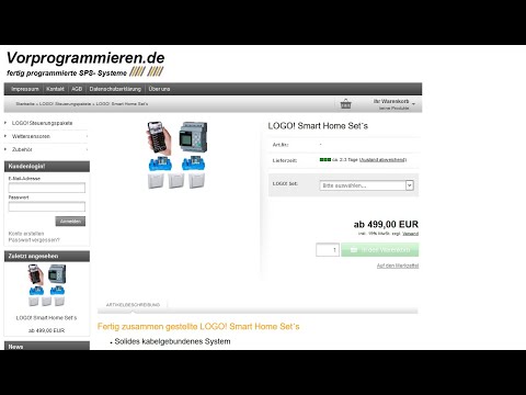 LOGO! Smart Home Steuerungen mit der App Neon Home bedienen. https://www.vorprogrammieren.de/