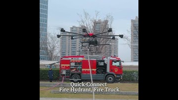 H300 Firefighting Drone Drops 92KG of Fire-Killing Power