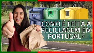 COMO É O LIXO EM PORTUGAL | Entenda como é a Reciclagem em Portugal | Coleta de Lixo em Portugal