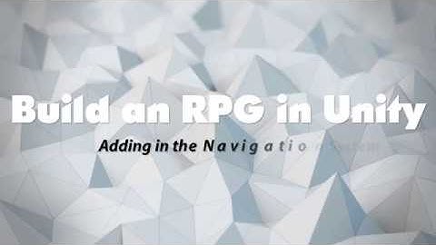 Building a RPG in Unity with Invector