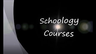 Schoology Courses