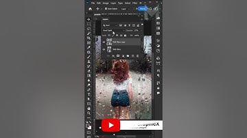 Wet Glass Effect: Quick and Easy Photoshop Tutorial! #creativedesign #designedit #adobephotoshop