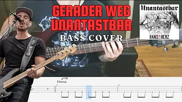 Gerader Weg Bass Tabs - Unantastbar Bass Cover