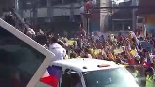 Pope Francis Papal Visit - departure motorcade [Quirino Ave., Manila; Jan 19, 2015]