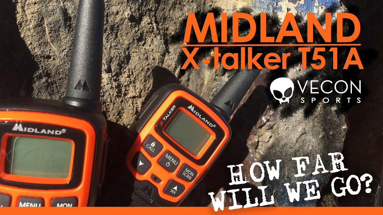 Midland X talker XT-51 Range - YouTube