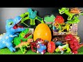 Unboxing Review ASMR Jurassic World Toys Spinosaurus T-rex Godzilla Dino Eggs Pop It Dinosaur