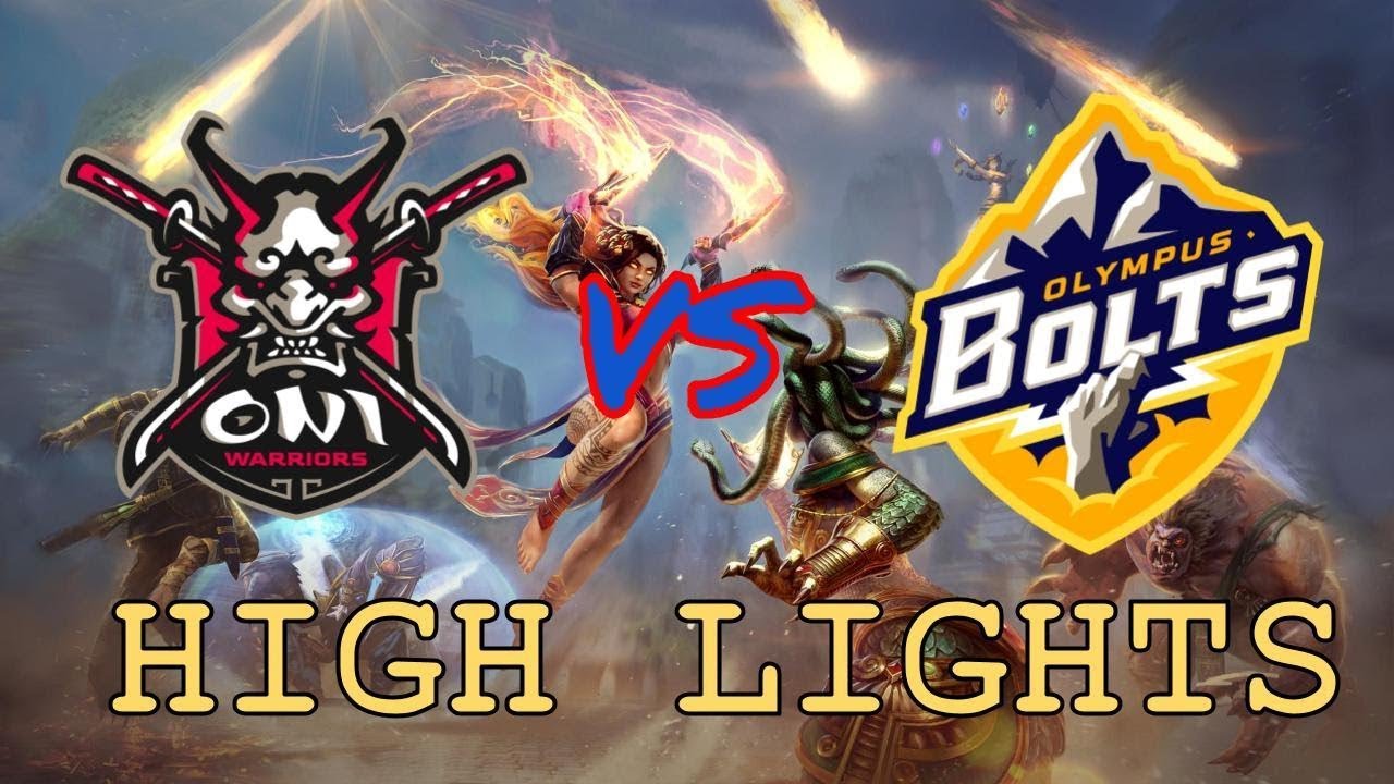 Highlights Oni Warriors vs Olympus Bolts SMITE Pro League Phase 1 Week ...