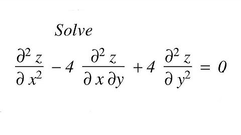 Solve: (D²-4DD