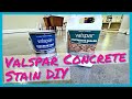 EASY Diy Concrete Stain  | VALSPAR CONCRETE STAIN | Valspar Wet Look Sealer