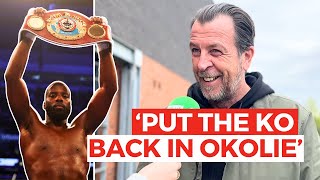'NEED to win by KO' Lawrence Okolie's trainer REACTS to upcoming fight | Joe Gallagher interview