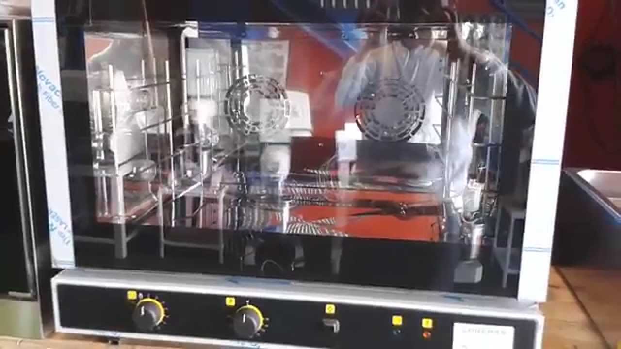 nuevo horno 4 bandejas 60 x 40 con vapor - YouTube