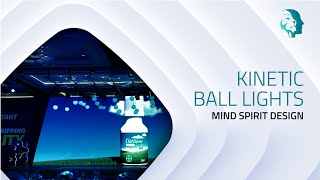 Kinetic Ball Lights Installation at InterContinental Dubai Festival City | Clari Spray Kinect Event