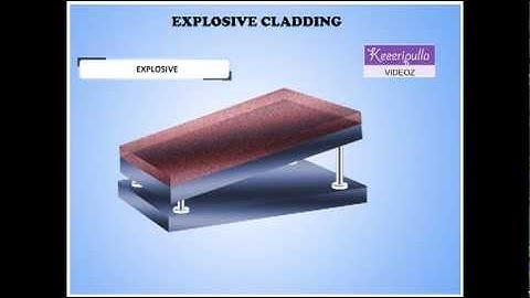 EXPLOSIVE CLADDING 2 LAYERS