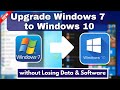 How to Upgrade from Windows 7 to Windows 10 for FREE !! without Losing Data & Software