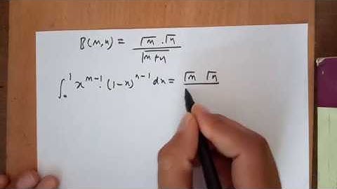 Relation between Beta and Gamma function|Integral Calculus