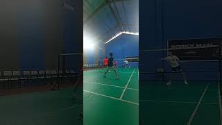 senangnya..#dropshot#crossing#amatir