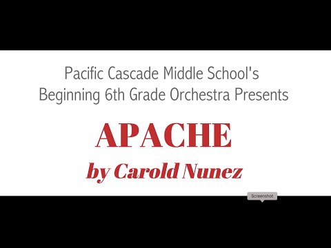 Apache by Carold Nunez - Pacific Cascade Middle School Beginning Orchestra Spring Concert 2023