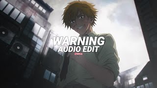 warning - mc orsen [edit audio] Resimi