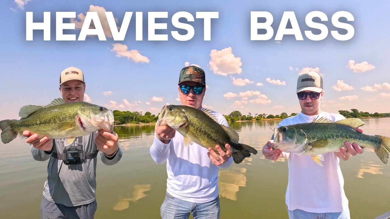 WHO CAN CATCH THE HEAVIEST BASS?! (FISHING CHALLENGE)