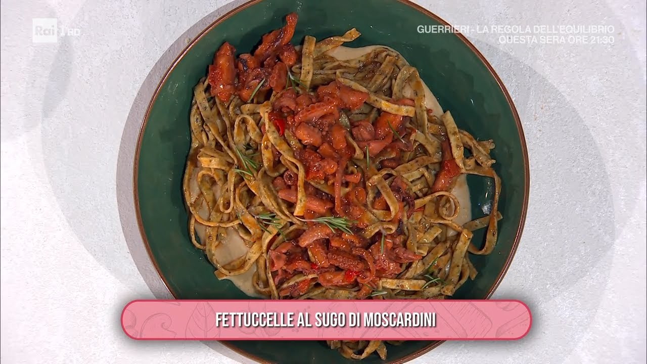 Fettuccelle al sugo di moscardini - È sempre mezzogiorno 09/03/2026