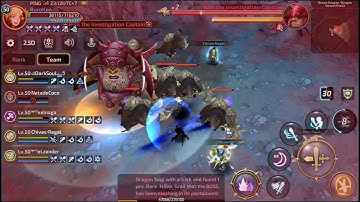 Dragon Nest M - Ocean Dragon Lair Dragon Dessert Hell (Moonlord POV)