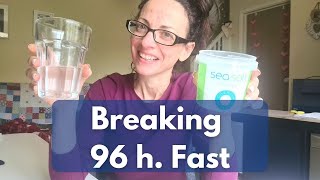 Water Fasting 96 hours | Breaking with bone broth at 90h