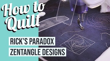 How to Free Motion Quilt Rick