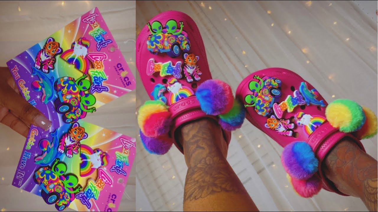 Crocs x Lisa Frank 5 Pack Jibbitz Charms