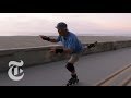 Slomo the man who skated right off the grid  opdocs  the new york times