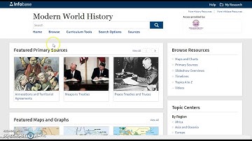 Database Searching: Modern World History