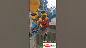 Rotary Type Flyash Brick Making Machine | Per Day 8000 Bricks | Everon Impex | Ph +91 98437 62454
