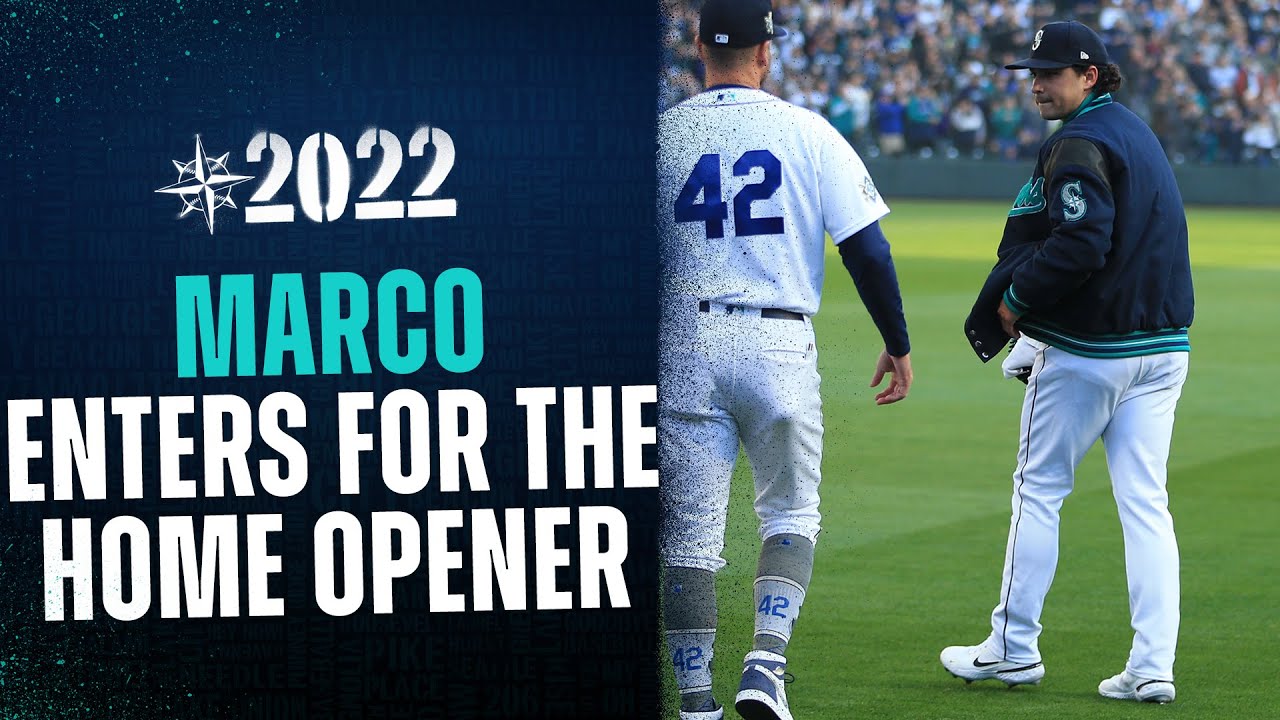 Marco Gonzales Enters During Mariners Home Opener