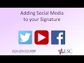 How To Add Social Media Icons to Your Email Signature in Outlook 2010