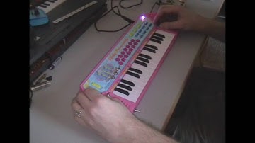 Circuit Bent Fifi and the Flowertots Super Glitch Keyboard by freeform delusion