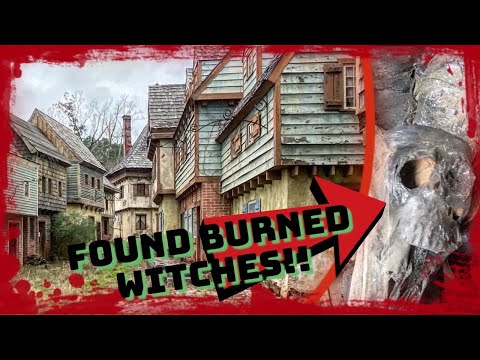 ABANDONED Witch Town! FOUND BURNED WITCHES!