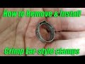 How to remove and install Oetiker ear-style crimp pinch cinch clamps