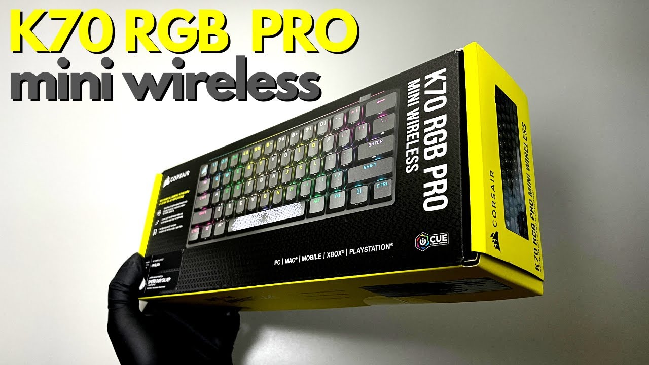 CORSAIR K70 Pro Mini Wireless 60% Mechanical Gaming Keyboard Switch It Up  YouTube