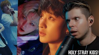 REACTING TO STRAY KIDS - Levanter / Easy / DOMINO MV & Dance Practice - DG REACTS