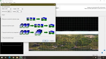 Creating a 360 image using Hugin