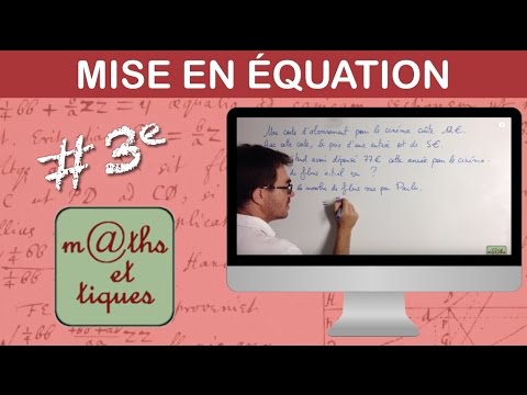 Vidéo: Comment résoudre un problème à 3 variables ?