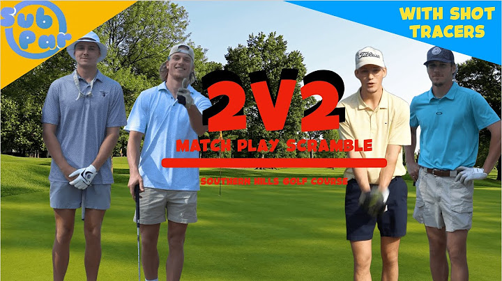 Things Got Heated During This Match! | 2v2 Match Play Scramble |