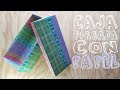 Cómo forrar una caja de cartón con papel │Candy Bu