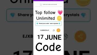 Top follow promo code 17 June | Instagram followers increase app | #topfollow #instagram #viral